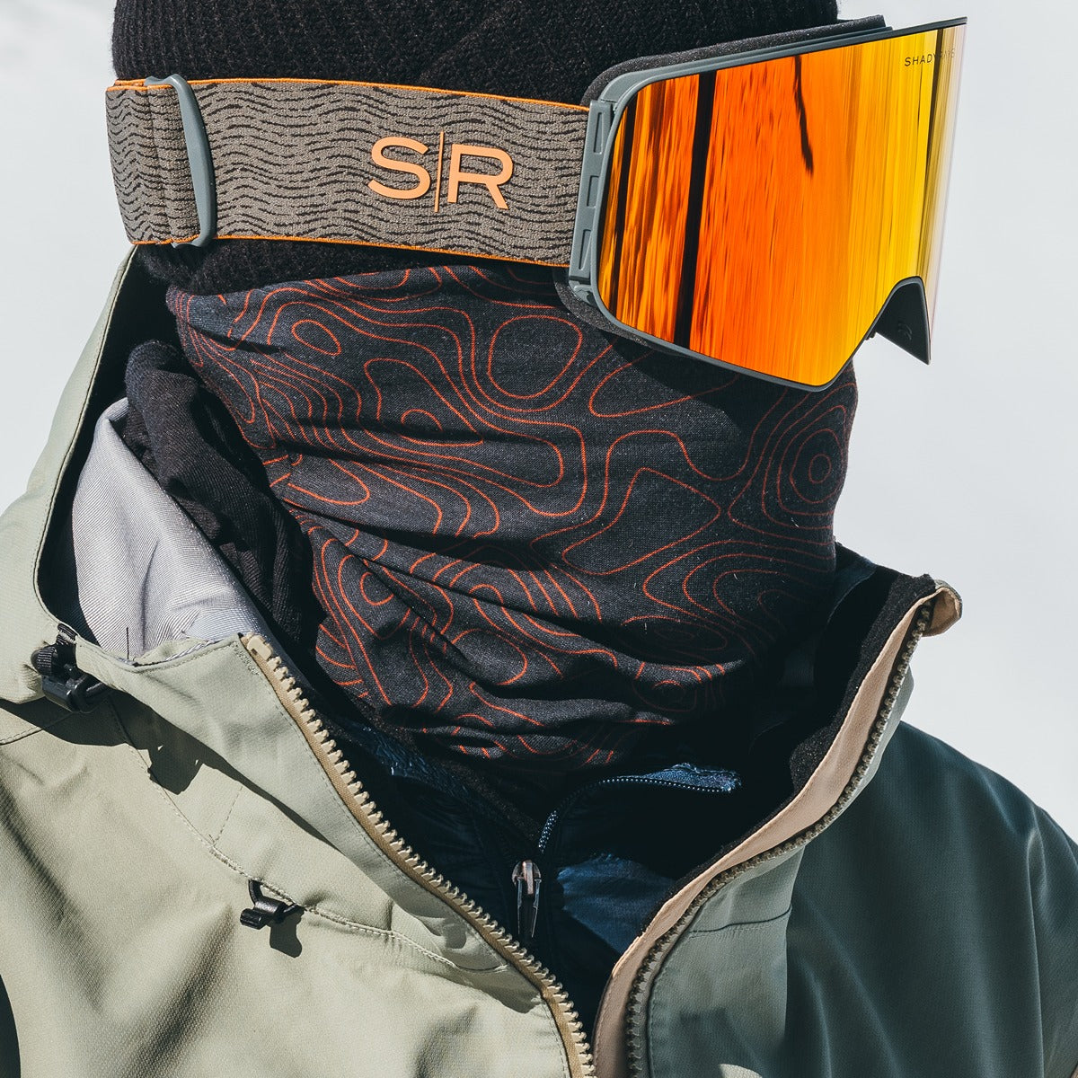 Snow Goggle Face Shield - Ember Terrain