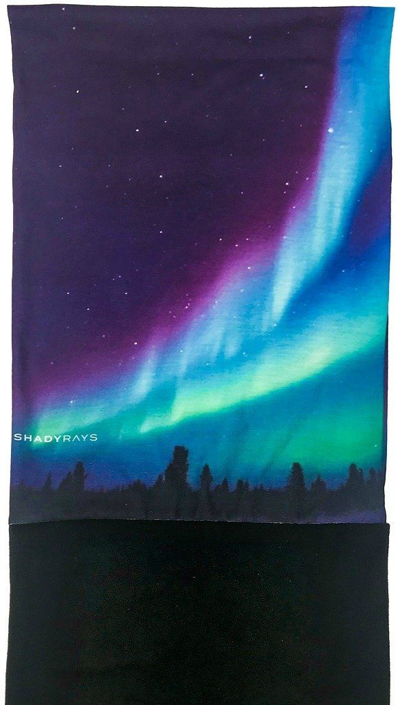 Snow Goggle Face Shield - Northern Lights
