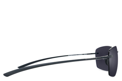 Huron Matte Black - Black Polarized