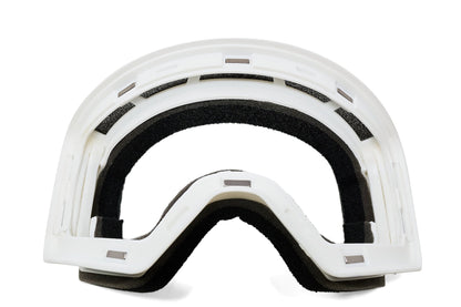 Frontier Snow Goggle - White Magnetic Frame + Strap (Lens Not Included)
