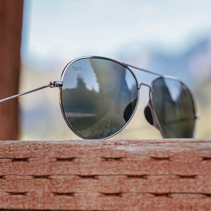 Tangle Free Aviator - Blackout Polarized
