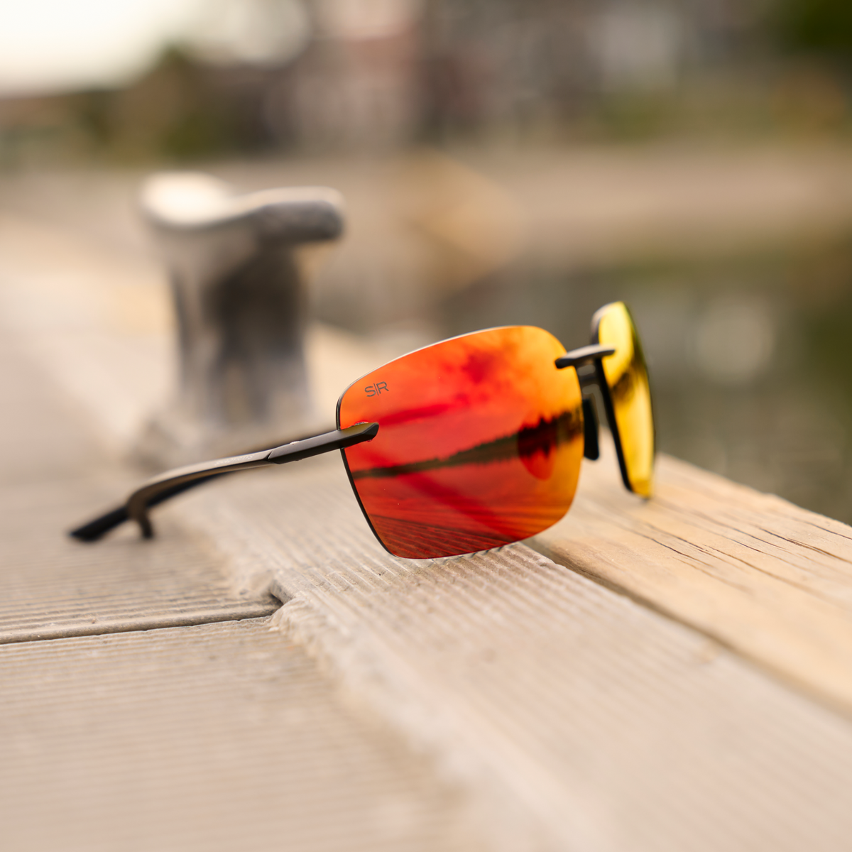 Huron Matte Black - Infrared Polarized
